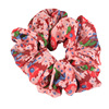 Brand fresh universal ponytail, hair accessory, floral print, wholesale