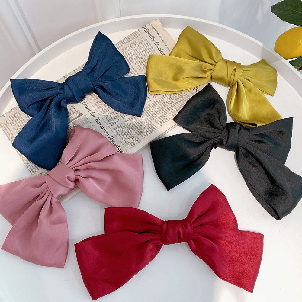 Princess Bow Knot Cloth Hair Clip display picture 6