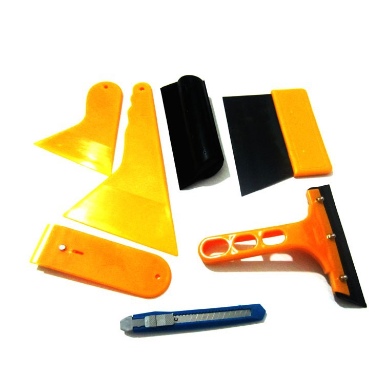 Raspador de película de coche conjunto de 7 piezas película de coche herramienta raspador de película conjunto de 7 piezas Paquete de tarjeta de succión 12-3B \ 923 image 5