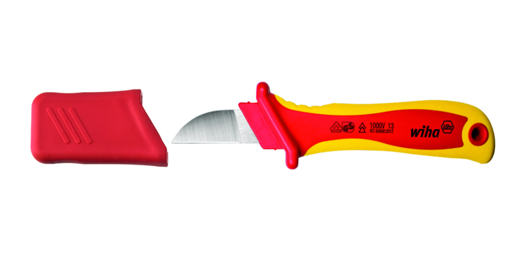 德国 Wiha 威汉 38798 246 80 SB 电工绝缘电缆剥皮刀 吸塑包装