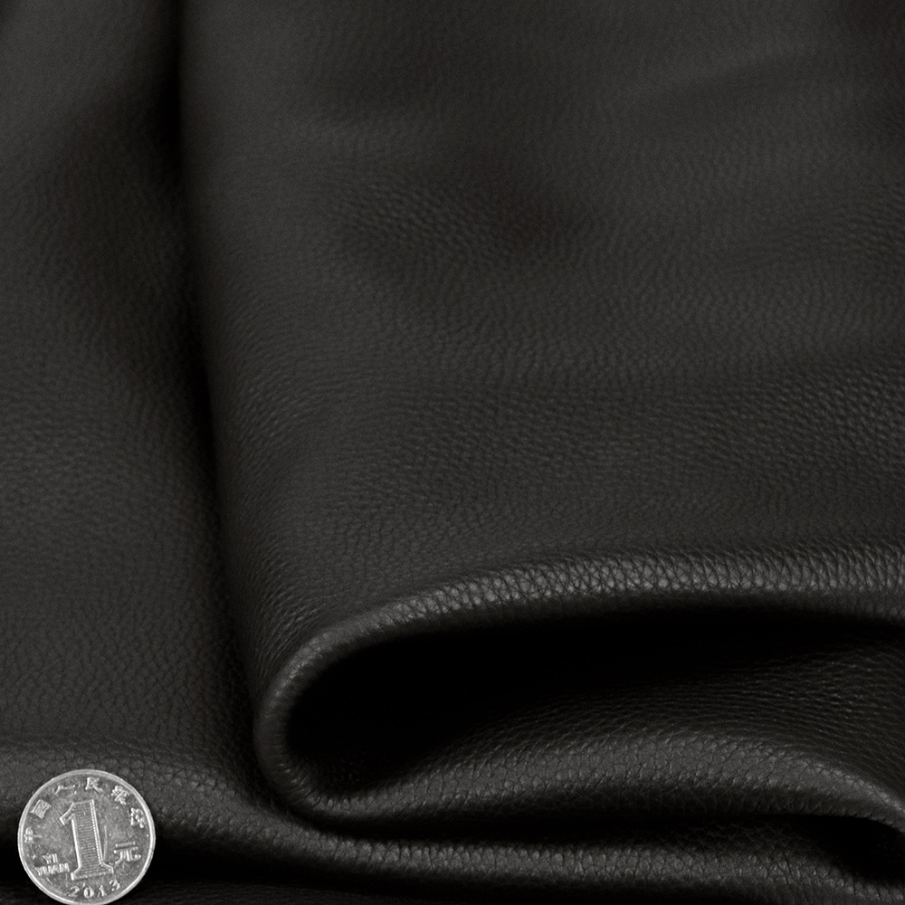 黑色摔纹荔枝纹头层牛皮 进口软牛皮超值促销 大张幅包袋鞋子真皮