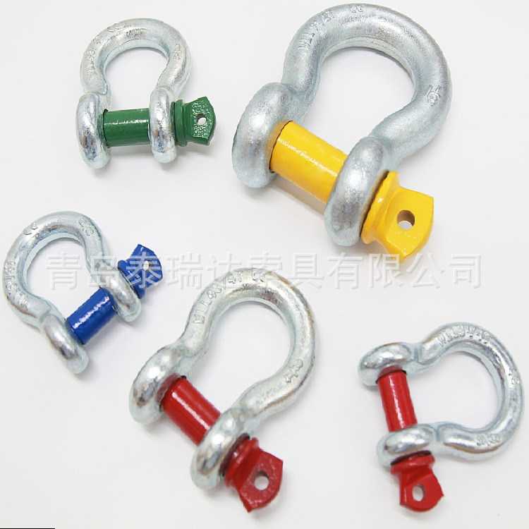 青岛索具实力厂家 专业供应美式模锻卸扣 G209 G210 G2130 G2150