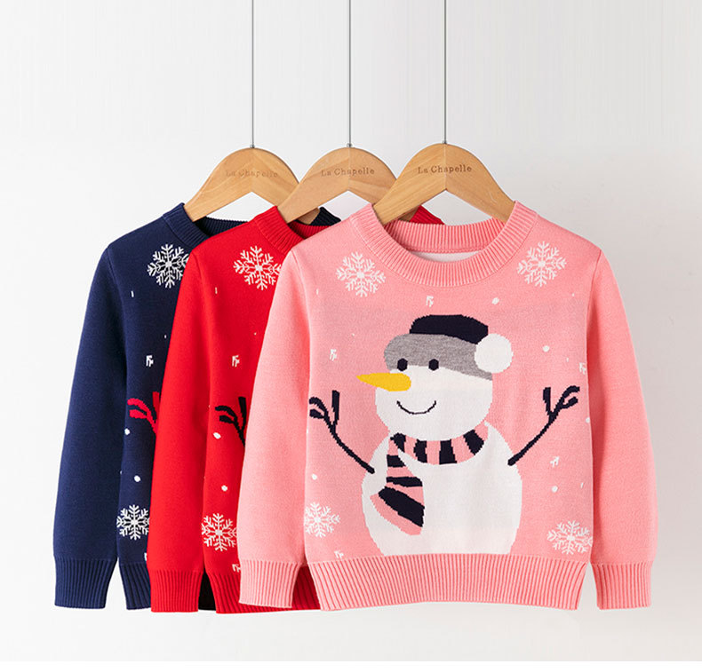 Christmas Fashion Snowman Viscose Hoodies & Sweaters display picture 1