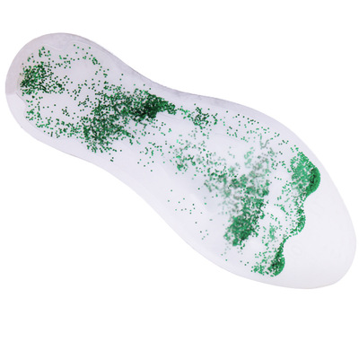現貨綠色粉鞋墊 男女通用柔軟促進血液循環腳底按摩液體