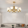 American style Simplicity a living room atmosphere a chandelier Warm personality Restaurant lights bedroom Iron art European style Simplicity a chandelier