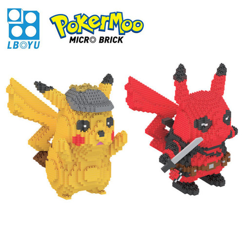 Baiyu Wholesale Tiny Particle Assembled Building Blocks Toy Cartoon Series 7079A-7080A