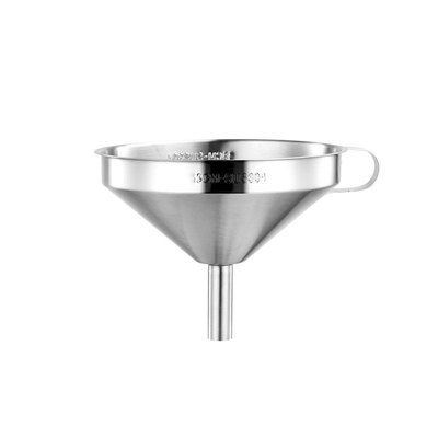 漏斗304不锈钢酒漏斗油漏厨房家用大小号口径 吊酒提子打酒器勺|ru