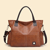 Capacious shoulder bag, polyurethane one-shoulder bag, bag strap, European style, suitable for import