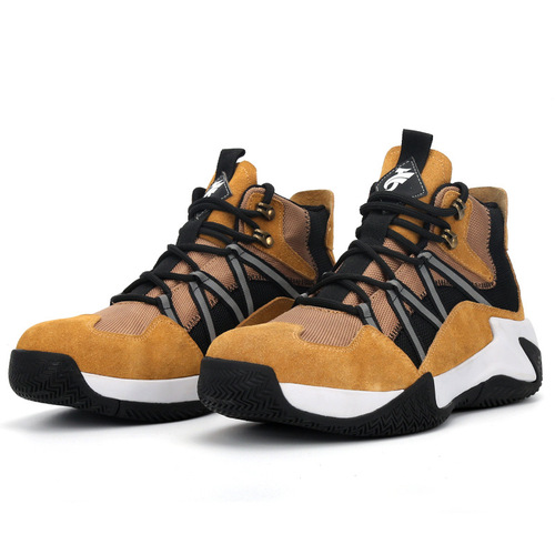 Cross-border new Jiefu labor protection shoes lightweight steel toe anti-smash and puncture-resistant electrician insulation welding wear-resistant safety shoes