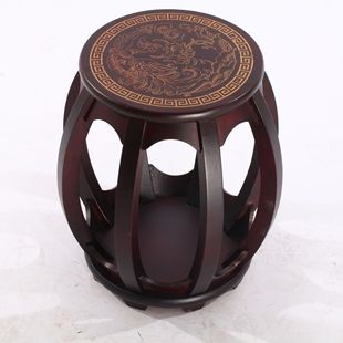 Shenghe Guzheng Stool Сплошное деревянное табурет круглый стул Новый китайский барабан в стиле для взрослого детского табурета банка оптовая настройка