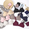 Japanese light and thin cotton comfortable wireless bra, supporting underwear for elementary school students