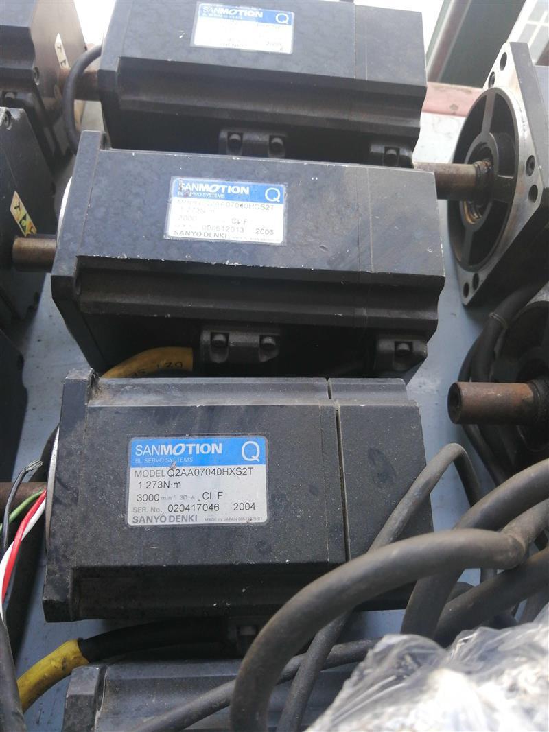 原装拆机件三洋伺服电机Q2AA07040HXS2T销售维修包好用保修