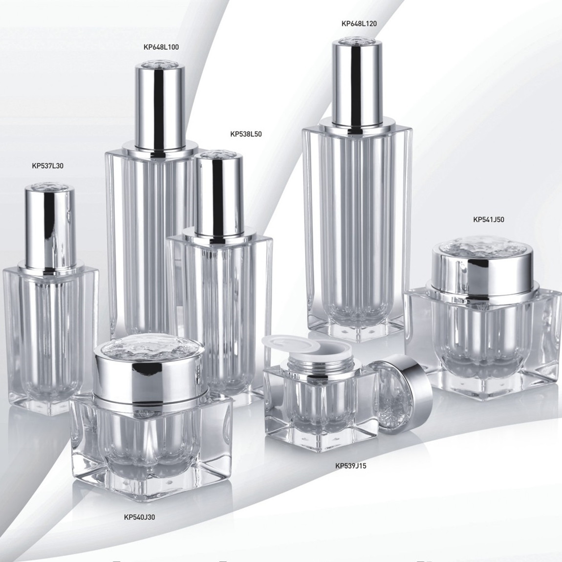 厂家直销50ml按压乳液瓶 可换喷雾 分装面霜瓶 精华瓶