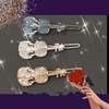 Fashionable metal golden water, hairgrip, bangs, violin, South Korea, simple and elegant design