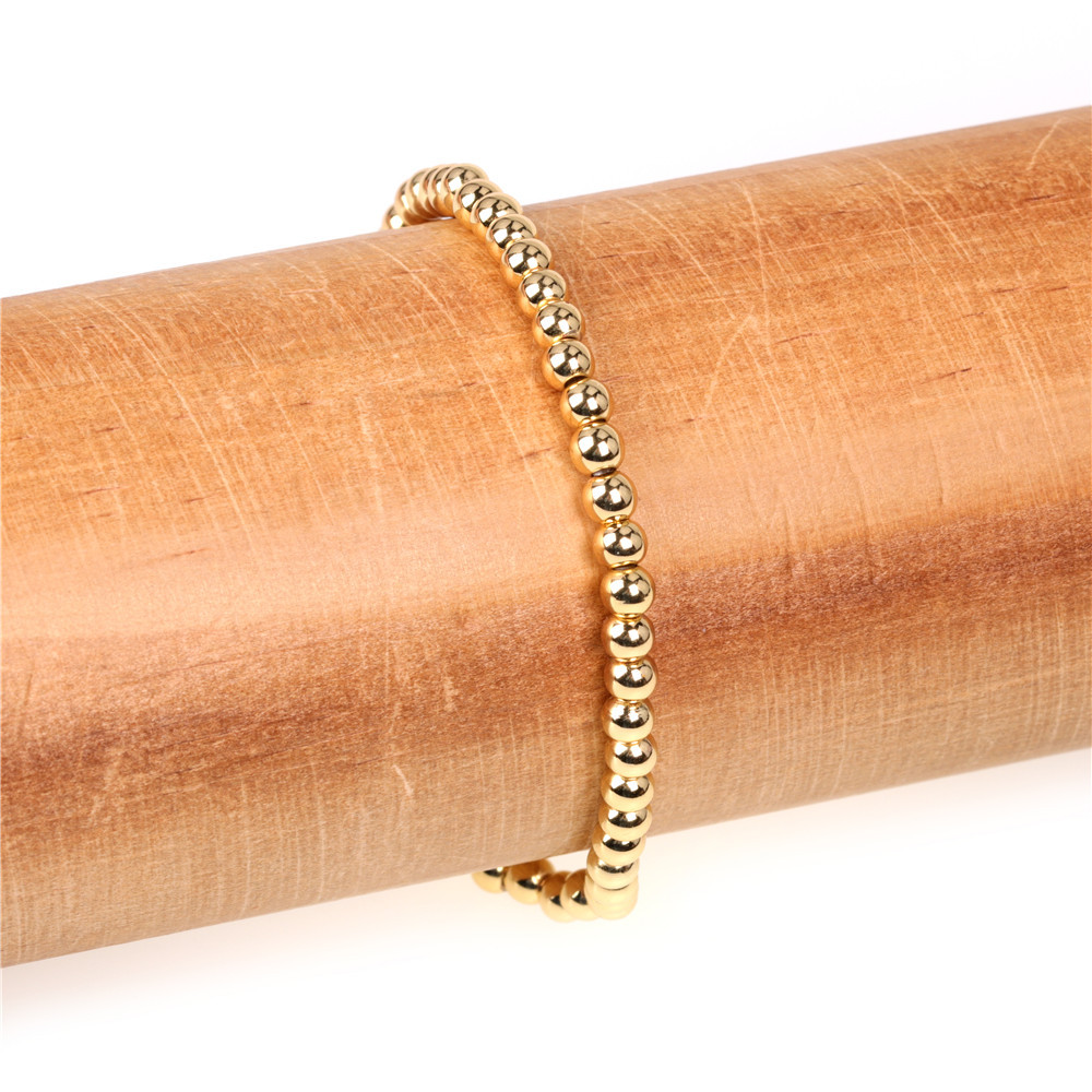 Fashion Solid Color Copper Plating Bracelets 1 Piece