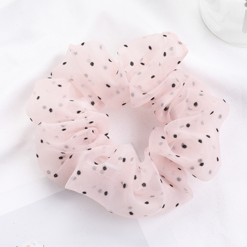 New Fashion Transparent Color Lattice Cheap Scrunchies Wholesale display picture 25