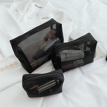 韓國簡約洗漱包三件套男女大容量化妝包便捷隨身旅行收納袋印logo