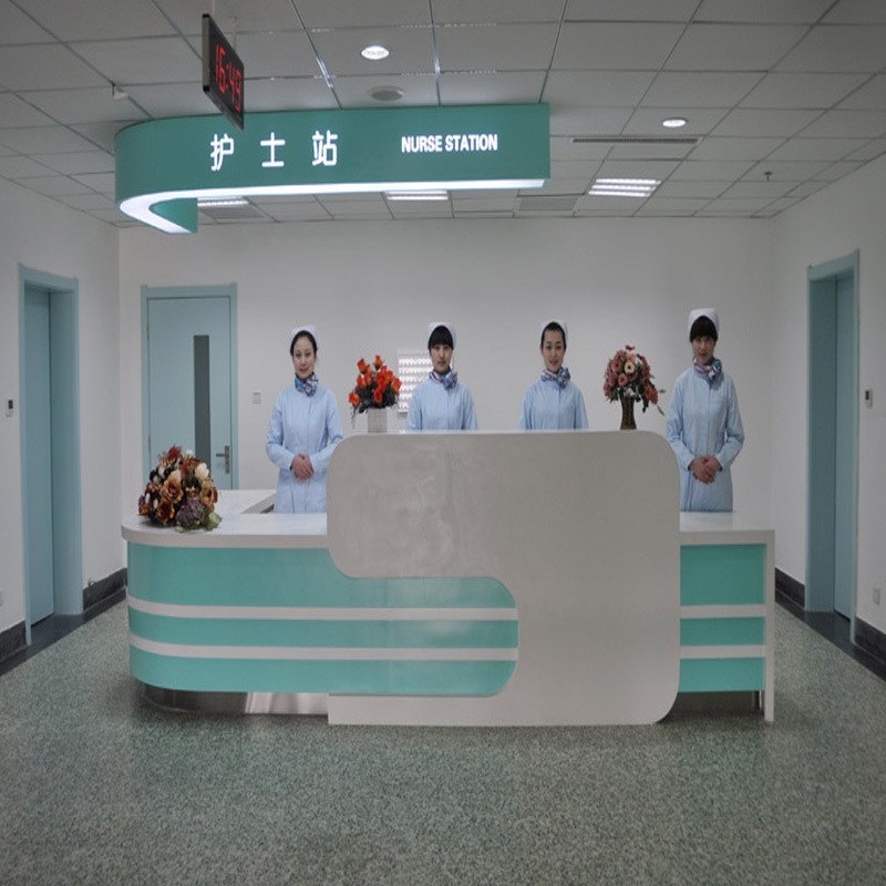 大厅接待前台医院分诊服务台导诊台全钢护士站工作台吧台-阿里巴巴