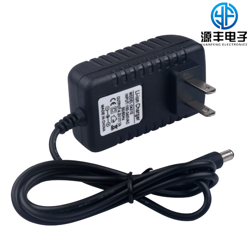 供应钓鱼灯充电器3.6v通用3.7v 夜钓灯充电器 4.2v强光手电头灯1A