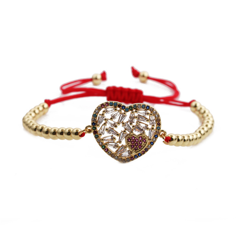 Simple Pulsera Tejida Con Micro Incrustaciones De Circonitas display picture 5