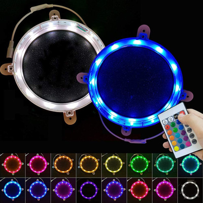 亚马逊热销cornhole沙包板LED边缘轮廓灯16色RGB环形灯发光圆圈灯