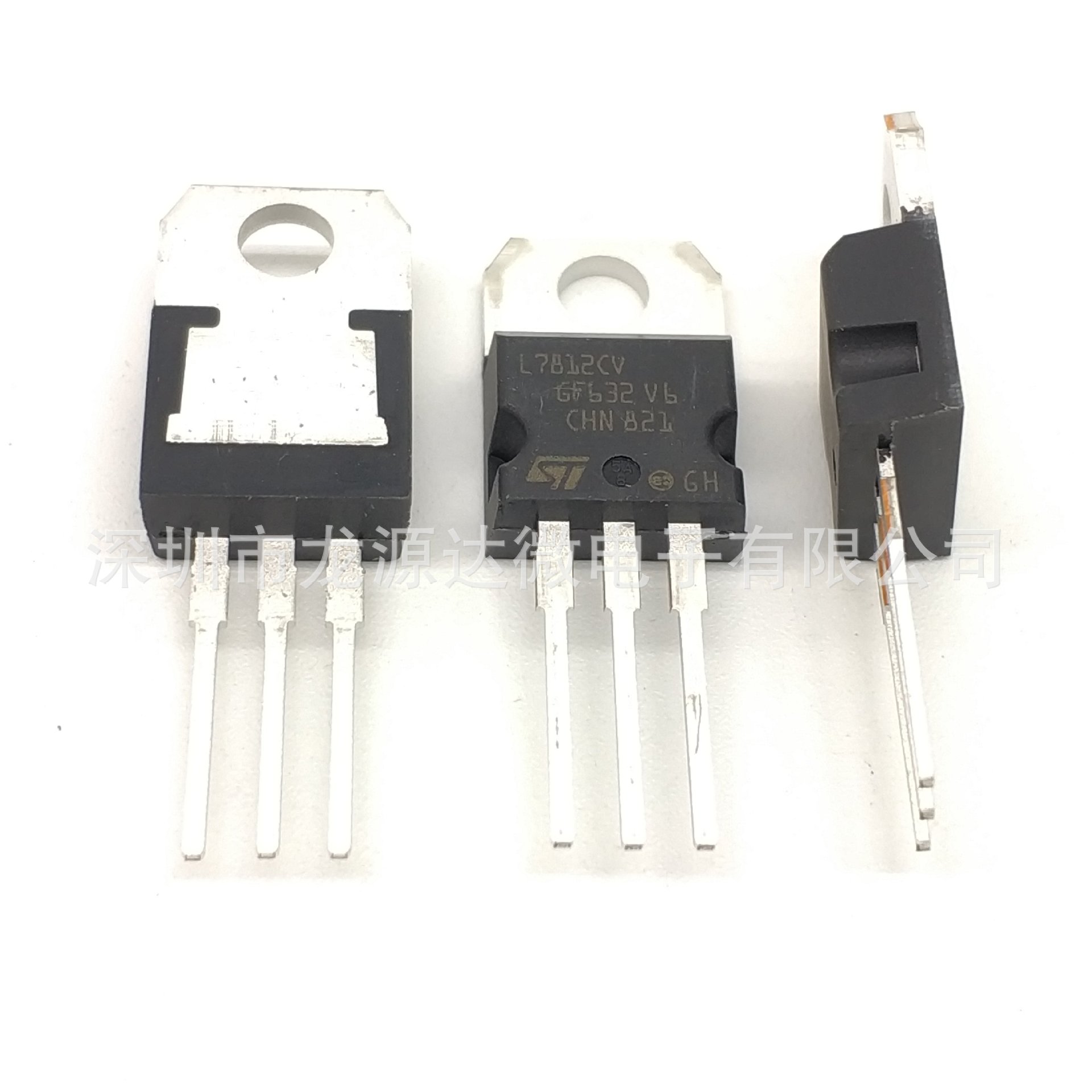 进口原装L7812CV ST TO-220 1.5A12V三端正电压稳压器 实图