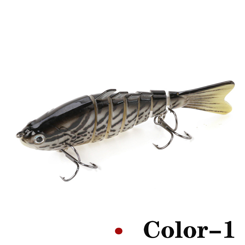 Sinking Water Jointed Lure 100mm/15g Hard Plastic Swimming Baits 6 Jointed Fishing Tackle