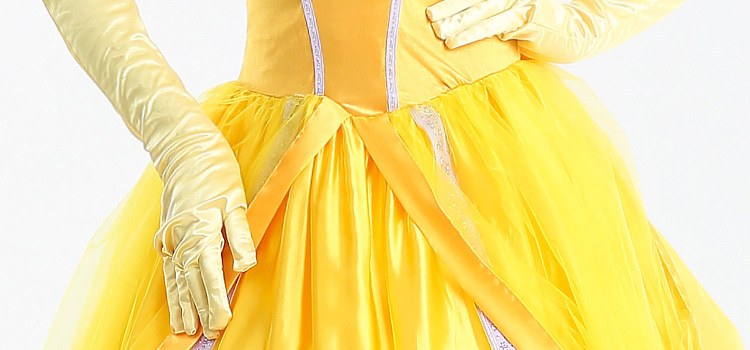 Halloween  cosplay costume Belle princess dress nihaostyles wholesale halloween costumes NSQHM80977