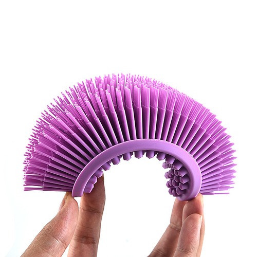 Silicone bath brush baby bath soft brush baby tactile training brush baby massage brush manufacturer wholesale