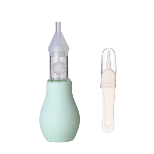 Baby Nasal Aspirator Infant Nose Booger Cleaner Nose Pick Anti-Backflow Hand Pressure Snot Congestion Relief Cleaning Set