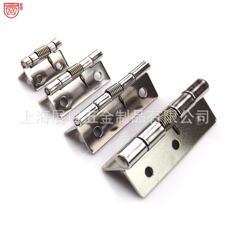 Anwang acero inoxidable 304 bisagra de resorte puerta del gabinete bisagra cerrar automáticamente puerta de retorno caja de madera pequeña hoja