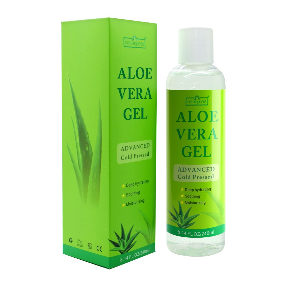 Natureguess 芦荟胶240ml认证齐全英文外贸出口|ms