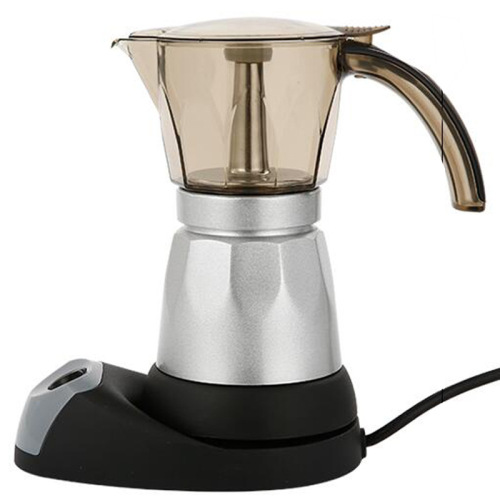 European plug-in coffee appliance office coffee pot Italian coffee machine convenient aluminum electric heating electric moka pot