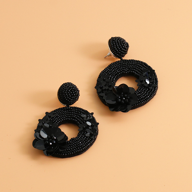 New Fashion Rice Beads Earrings For Women Wholesale display picture 10