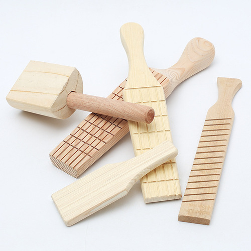 Ceramic solid wood clay clapper, clay sculpture soft clay tools, wooden clapper mallet with toothed clapper ceramic tools wholesale