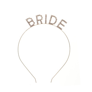 Street Occasion Metal Material Letter Pattern Simple Style Women'S Letter Metal Plating Jewelry Headband