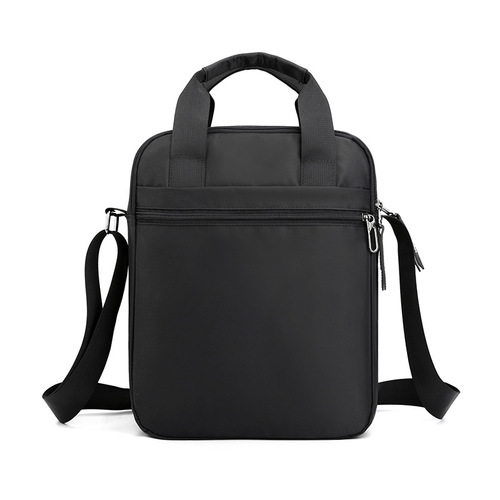 Men's Large Capacity 12-inch Laptop Bag, Single Shoulder Crossbody Bag, Hand-held Briefcase, Casual Business Backpack, Autumn/Winter New Arrival