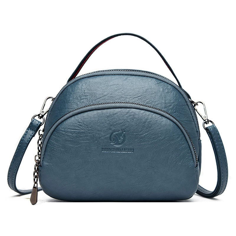 One‑shoulder bag, Korean style, soft polyurethane, compact 21×9×17 cm