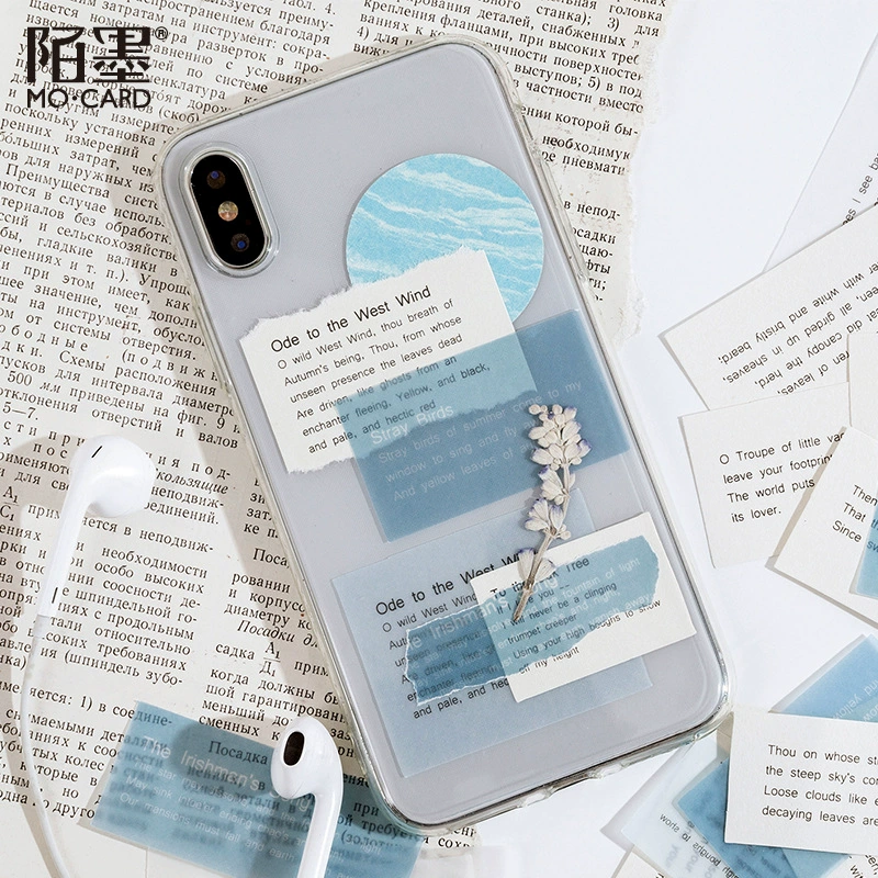 Mo Mo Box Box Подпись Вегетарианская бумага, Одна бумага, Одна серия продаж простой дневник DIY украшение инъекции