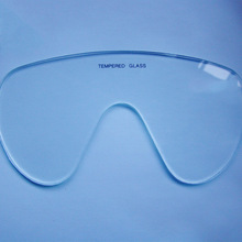 迎合市场护目镜钢化玻璃 钢化玻璃定制加工 3mm安全防护钢化玻璃