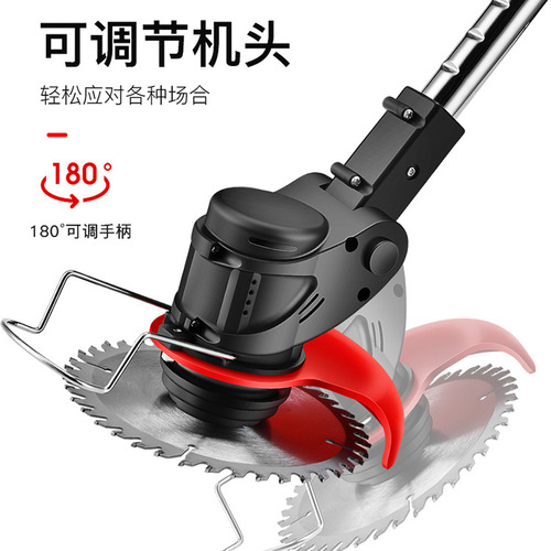 Wanniu electric lawn mower hand-held lawn mower household wireless multi-functional lithium-ion lawn mower rechargeable lawn mowing