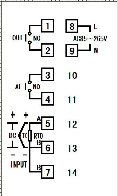 Tinko 48*96����������ʾ�Ǳ� �¿��� PID���ڿ��� λʽ����