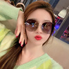 Sunglasses, sun protection cream, brand glasses solar-powered, 2022 collection, Korean style, UF-protection, fitted