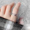 Small design retro ring, accessories, Korean style, simple and elegant design