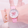 Brand rainbow waterproof watch suitable for men and women, simple and elegant design