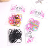 Black hair rope, decorations, hair accessory with pigtail, simple and elegant design