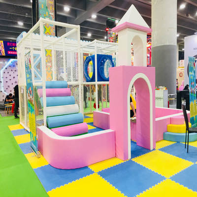 Trampoline park million ball pool macaron naughty Castle Children's entrance Park indoor children's park parent-child restaurant