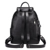 Backpack, fashionable universal capacious leather shoulder bag for traveling, genuine leather, 2022 collection, Korean style, anti-theft