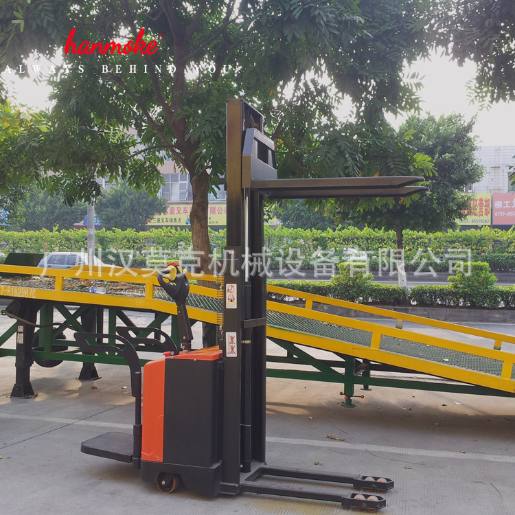 工厂供应OPK站驾式全电动堆高车省时省力全电动升高车出口品质