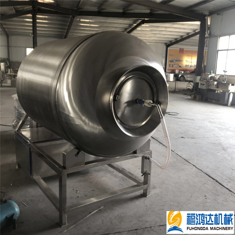 酱菜腌渍设备 鸡鸭鹅带骨肉类滚揉机 福鸿达肉类腌制机器